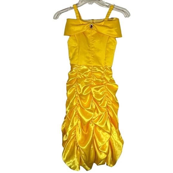Other - DBOW Beauty Beast Yellow Princess Belle Girl Dress Size 130 (8-9) Dress Up